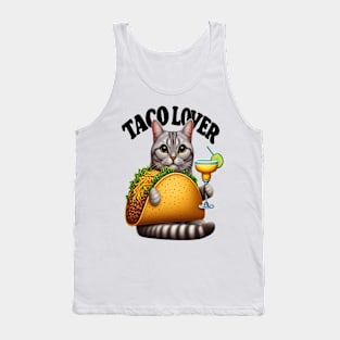 Feline Fiesta: Taco Cat Tank Top